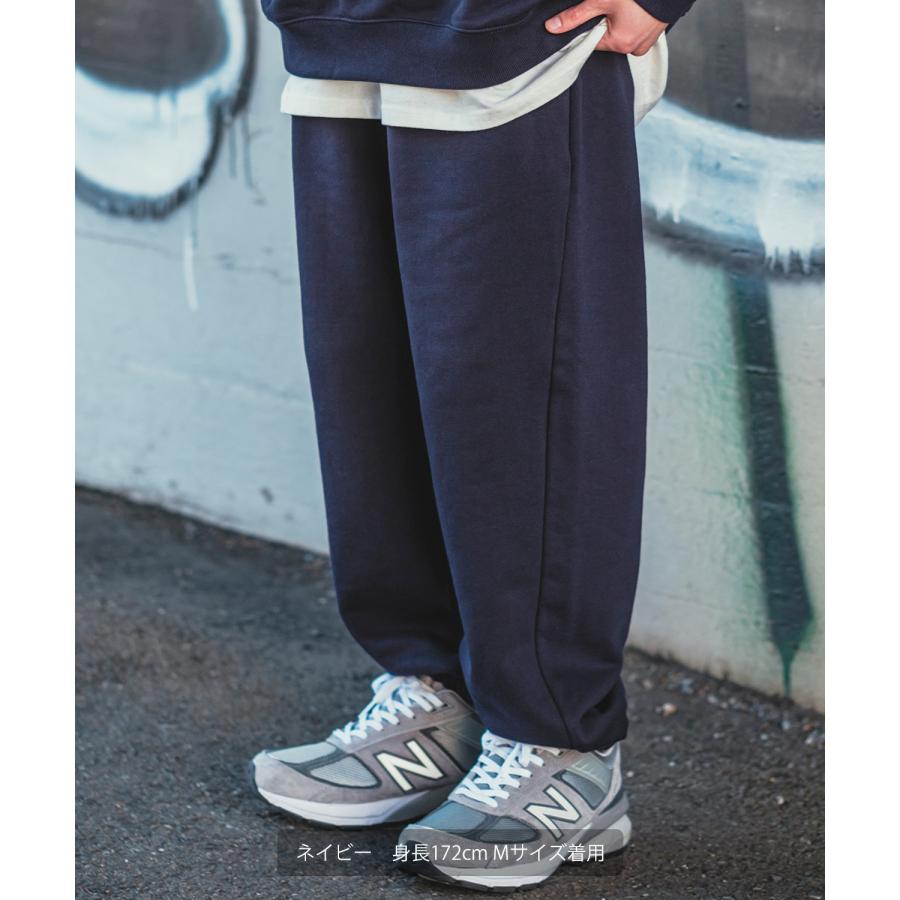 スウェットパンツ メンズ 13.4オンス ヘビーウエイト 裏毛 ジョガーパンツ スエット オーバーサイズ シンプル 古着MIX スポーティー アスレジャー ストリート | improves | 12