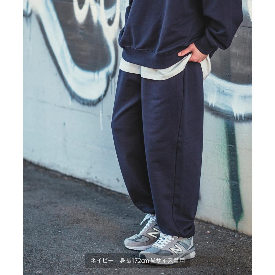 スウェットパンツ メンズ 13.4オンス ヘビーウエイト 裏毛 ジョガーパンツ スエット オーバーサイズ シンプル 古着MIX スポーティー アスレジャー ストリート | improves | 13
