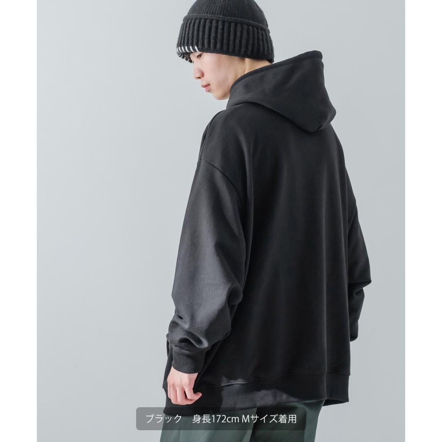 ジップパーカー メンズ 13.4オンス ヘビーウエイト 裏毛 フルジップ ジップアップ ライトアウター スウェット スエット オーバーサイズ 古着MIX ストリート | improves | 15