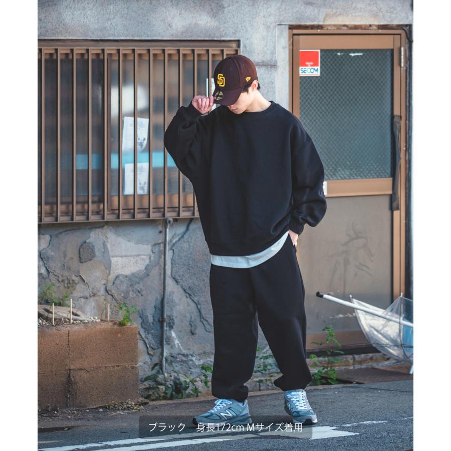 トレーナー メンズ 13.4オンス ヘビーウエイト 裏起毛 クルーネック スウェット スエット オーバーサイズ シンプル 古着MIX スポーティー ストリート | improves | 12