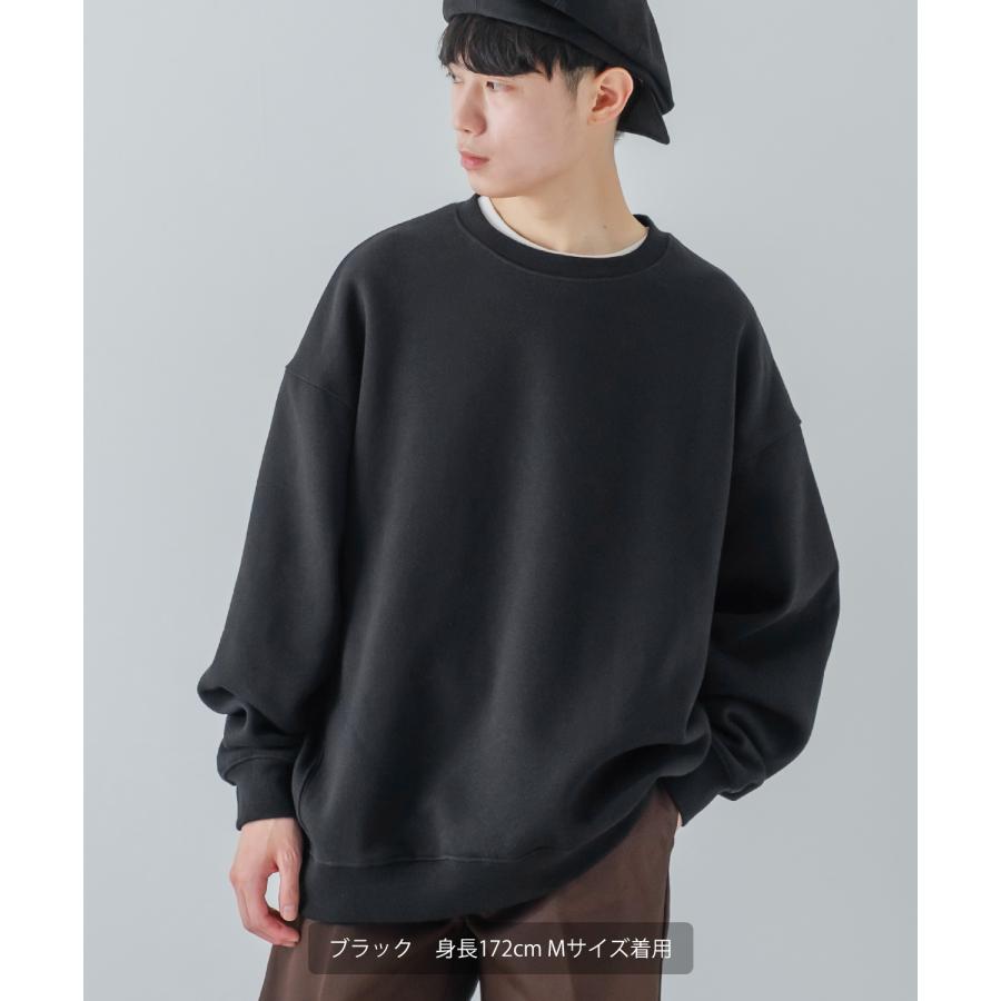 トレーナー メンズ 13.4オンス ヘビーウエイト 裏起毛 クルーネック スウェット スエット オーバーサイズ シンプル 古着MIX スポーティー ストリート | improves | 13