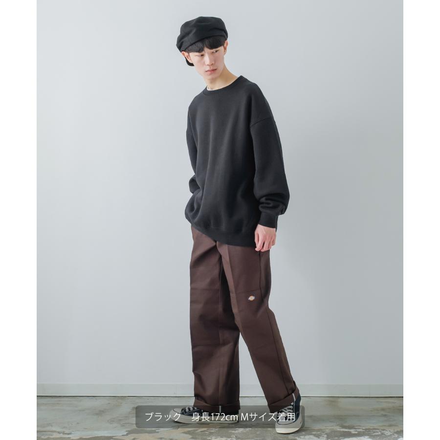 トレーナー メンズ 13.4オンス ヘビーウエイト 裏起毛 クルーネック スウェット スエット オーバーサイズ シンプル 古着MIX スポーティー ストリート | improves | 15