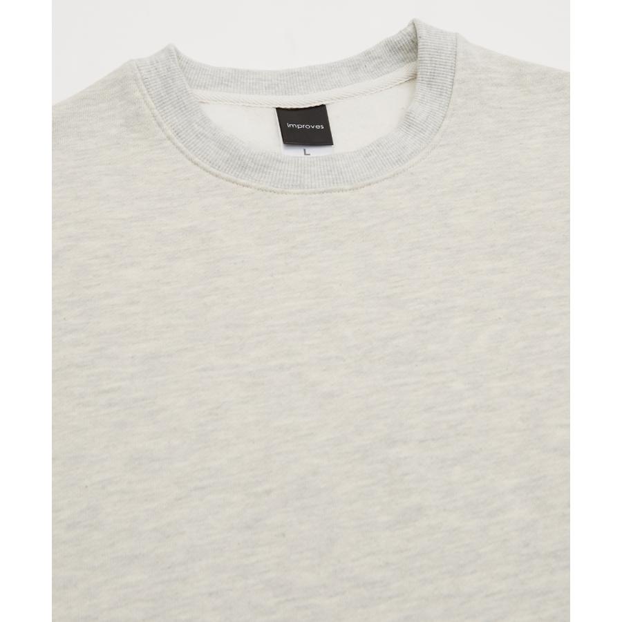 トレーナー メンズ 13.4オンス ヘビーウエイト 裏起毛 クルーネック スウェット スエット オーバーサイズ シンプル 古着MIX スポーティー ストリート | improves | 18