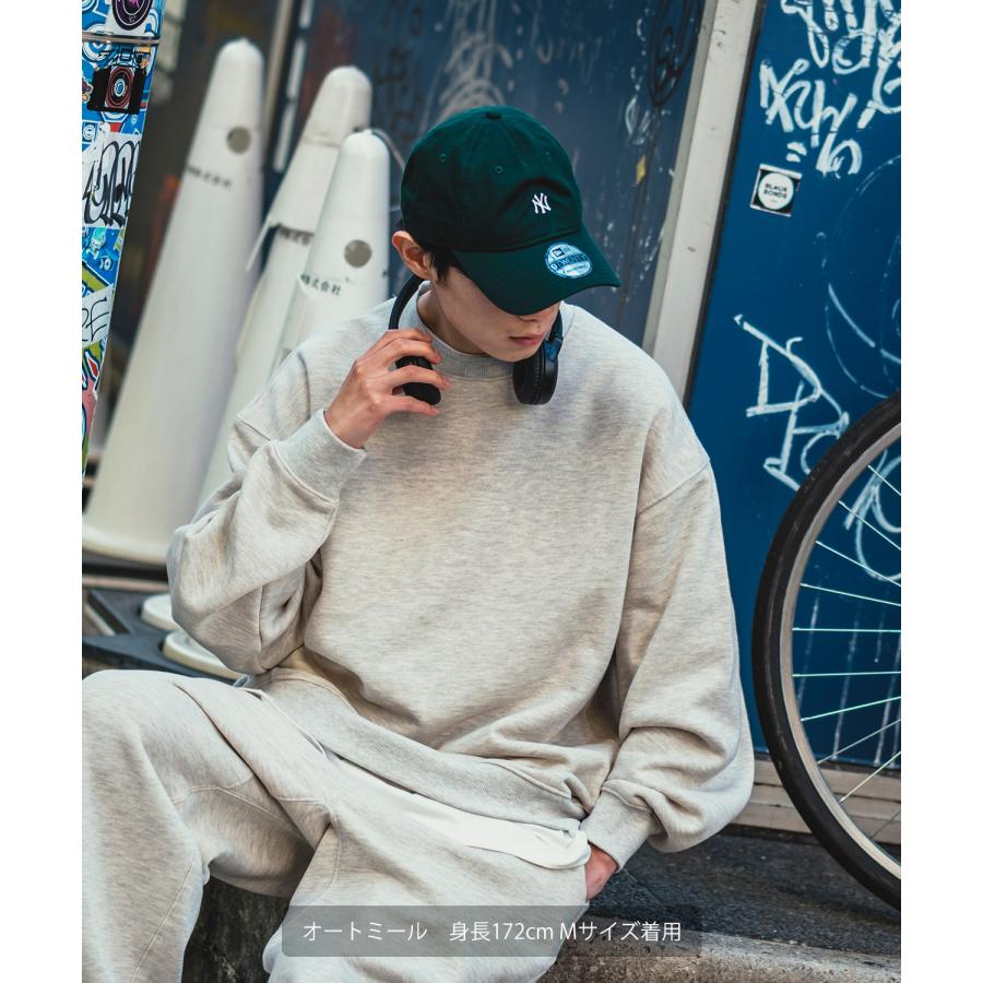 トレーナー メンズ 13.4オンス ヘビーウエイト 裏起毛 クルーネック スウェット スエット オーバーサイズ シンプル 古着MIX スポーティー ストリート | improves | 04