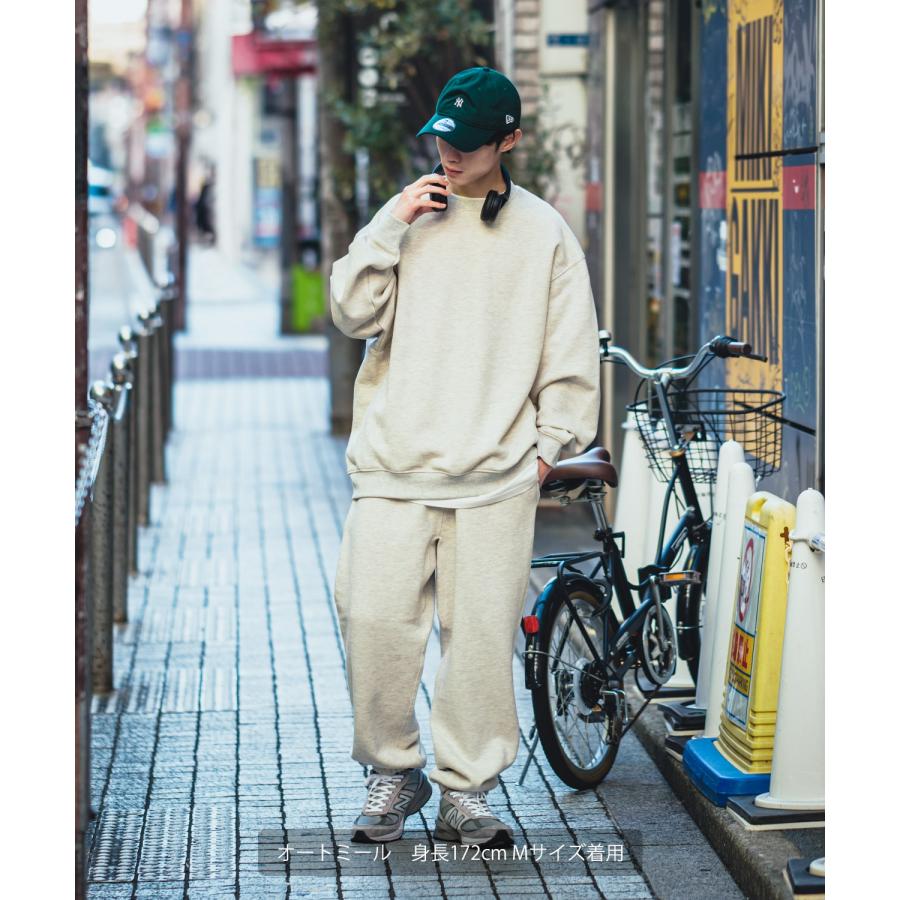 トレーナー メンズ 13.4オンス ヘビーウエイト 裏起毛 クルーネック スウェット スエット オーバーサイズ シンプル 古着MIX スポーティー ストリート | improves | 05