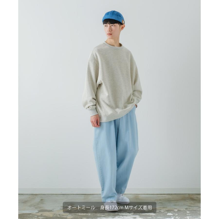 トレーナー メンズ 13.4オンス ヘビーウエイト 裏起毛 クルーネック スウェット スエット オーバーサイズ シンプル 古着MIX スポーティー ストリート | improves | 08