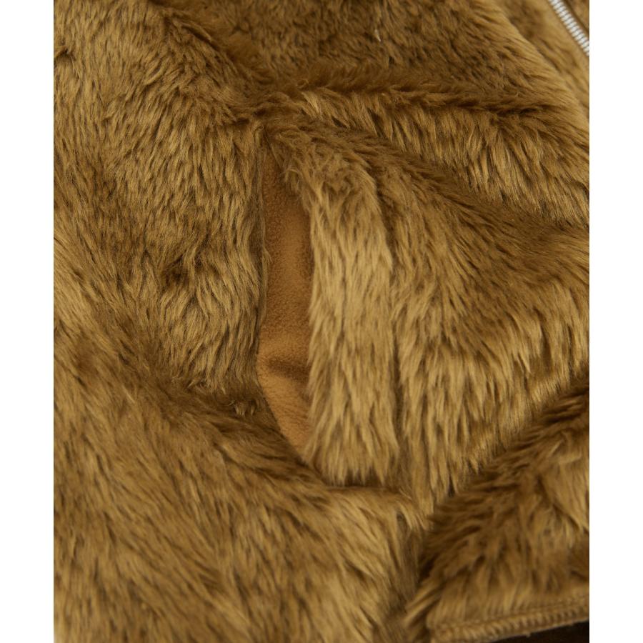 ベスト メンズ ファーベスト ビッグシルエット オーバーサイズ 大きいサイズ モコモコ ファージャケット シンプル 古着MIX ストリート 韓国ファッション | improves | 17