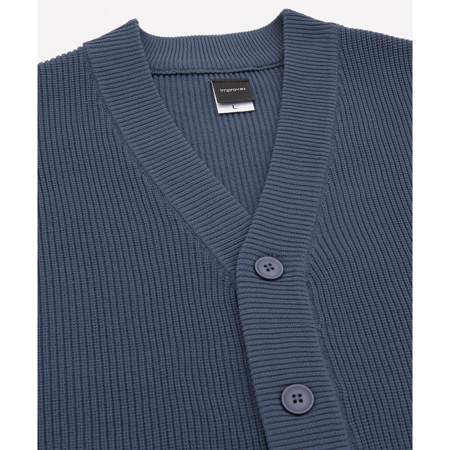 カーディガン メンズ Vネック ニット オーバーサイズ ビッグシルエット 大きいサイズ ゆったり シンプル ベーシック ユニセックス 古着MIX カジュアル | improves | 15