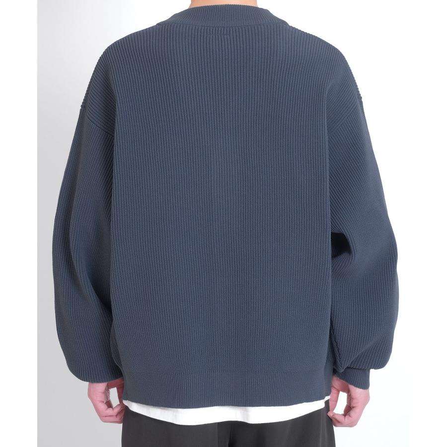 カーディガン メンズ Vネック ニット オーバーサイズ ビッグシルエット 大きいサイズ ゆったり シンプル ベーシック ユニセックス 古着MIX カジュアル | improves | 09