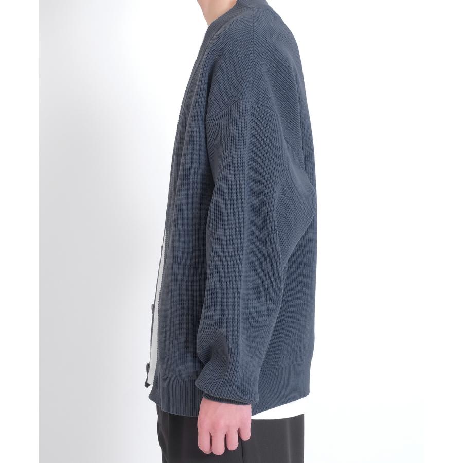 カーディガン メンズ Vネック ニット オーバーサイズ ビッグシルエット 大きいサイズ ゆったり シンプル ベーシック ユニセックス 古着MIX カジュアル | improves | 10