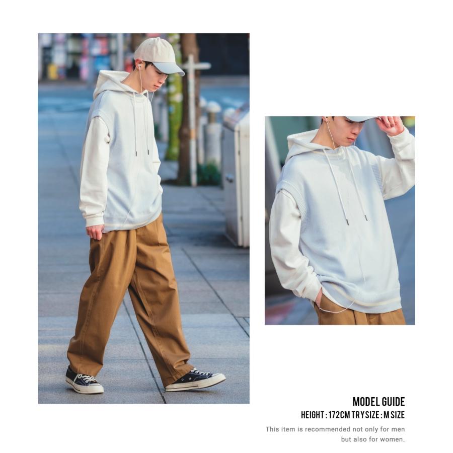 ニットベスト メンズ NULL ヌル チルデン クルーネック ライン テニス ニット ビッグサイズ オーバーサイズ 大きめ アメカジ カジュアル ストリート 韓国 | improves | 12