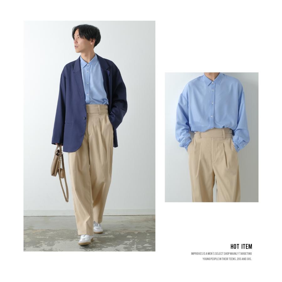 improves スラックス メンズ NULL ヌル グルカパンツ タック improves スラックス メンズ NULL ヌル グルカパンツ タック