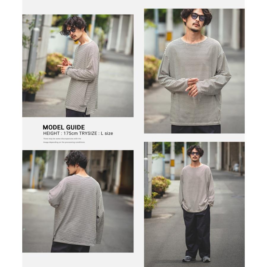 improves（インプローブス） 長袖Tシャツ メンズ ボートネック