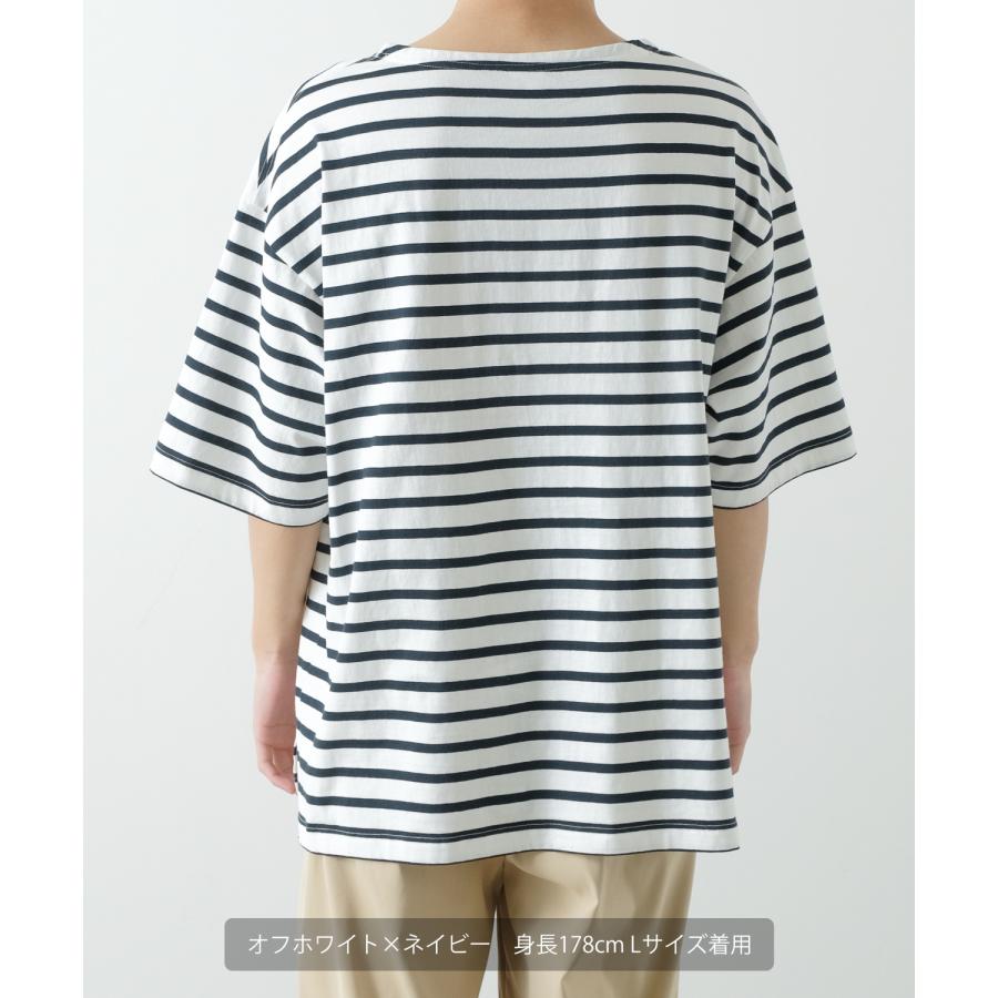 improves（インプローブス） 五分袖Tシャツ メンズ ボートネック