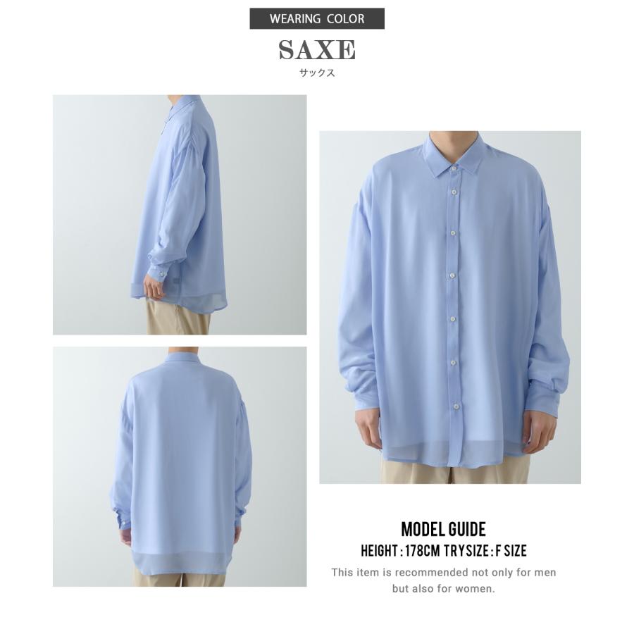 improves 長袖シャツ メンズ NULL ヌル シアーシャツ 透け感 improves 長袖シャツ メンズ NULL ヌル シアーシャツ 透け感
