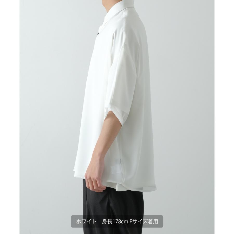 improves（インプローブス） 半袖シャツ メンズ NULL ヌル シアー