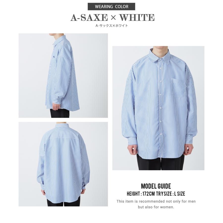 improves（インプローブス） 長袖シャツ メンズ NULL ヌル ストライプ