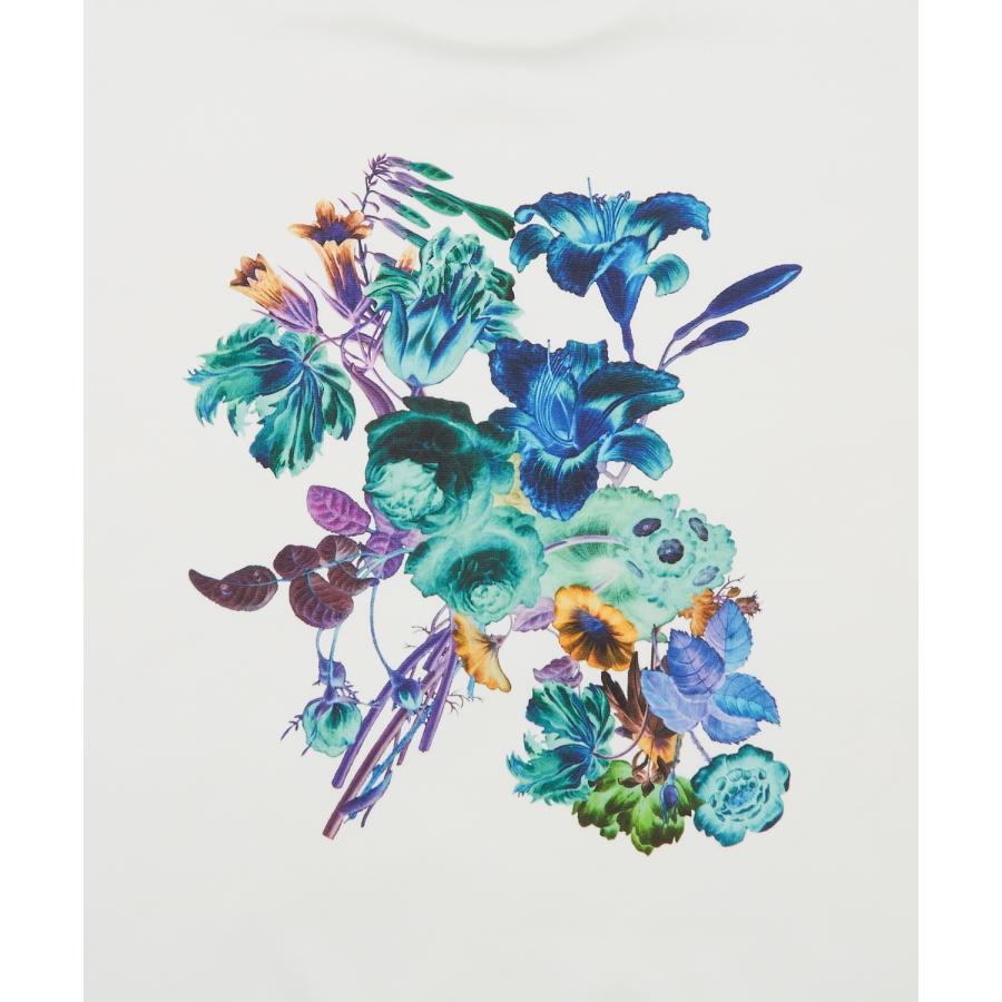 半袖Tシャツ メンズ NULL ヌル フラワー バックプリント ポンチ カットソー ビッグサイズ オーバーサイズ 大きめ アメカジ カジュアル ストリート 韓国 | improves | 20