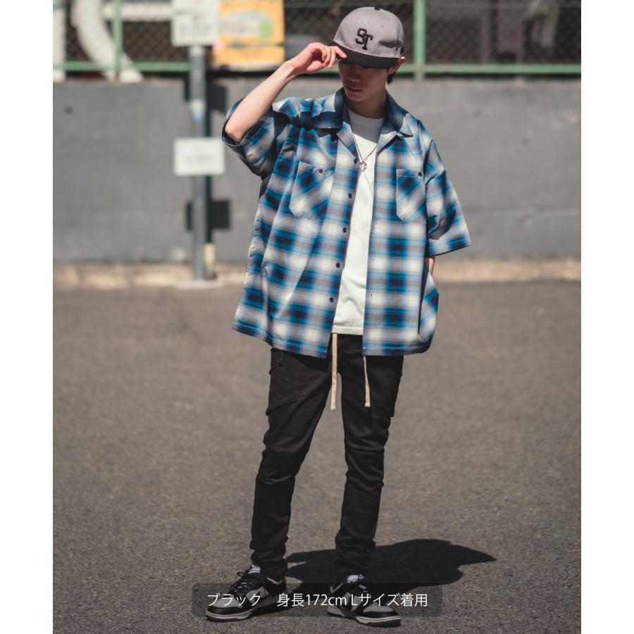 カーゴパンツ メンズ スリムパンツ テーパードパンツ ストレッチ スキニー イージーパンツ コットン ストリート ワーク ミリタリー アメカジ カジュアル | improves | 15