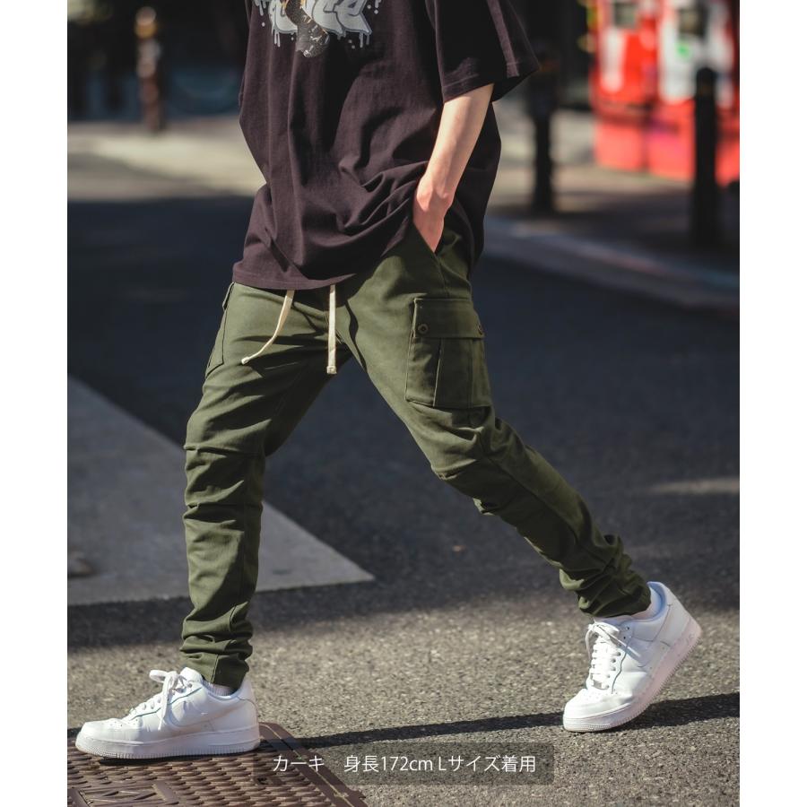 【Xfrm】ブラックカーゴパンツ 【メンズ】 green label relaxing（グリーンレーベルリラクシング）の「TR フラノ