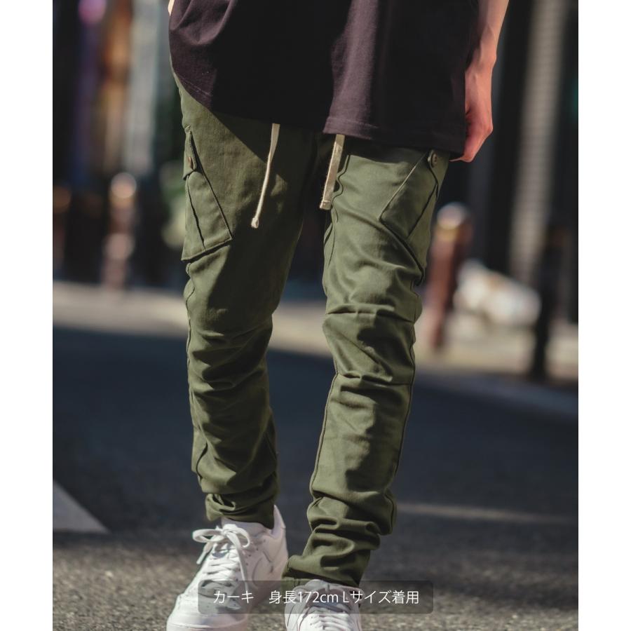 カーゴパンツ【スリムタイプ】送料込み improves カーゴパンツ メンズ スリムパンツ テーパードパンツ