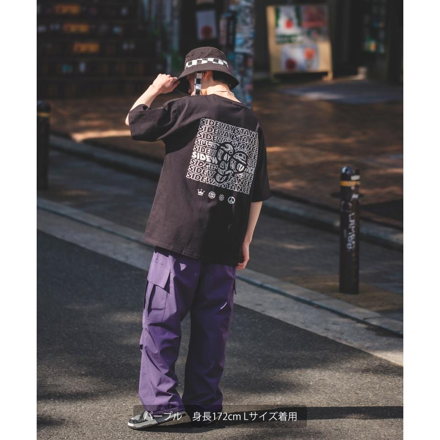 カーゴパンツ メンズ UAU 裏メッシュ 撥水 防風 ワイドパンツ イージーパンツ シャカシャカ ボトムス オーバーサイズ 大きめ カジュアル ストリート 韓国 | improves | 19