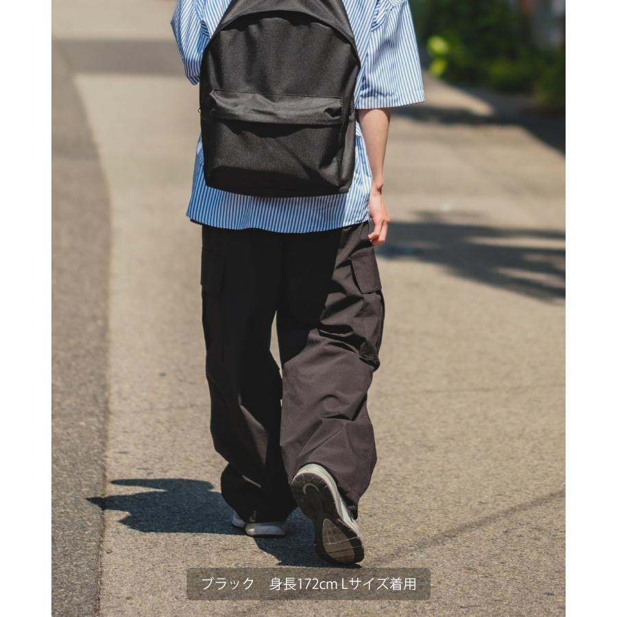 カーゴパンツ メンズ UAU 裏メッシュ 撥水 防風 ワイドパンツ イージーパンツ シャカシャカ ボトムス オーバーサイズ 大きめ カジュアル ストリート 韓国 | improves | 11