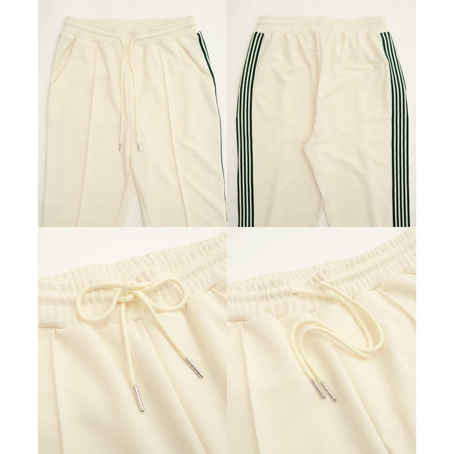 トラックパンツ メンズ UAU ワオ ライン ジャージ イージーパンツ トレーニング ヨガパンツ セットアップ ストリート 韓国ファッション スケーター 古着 | improves | 26