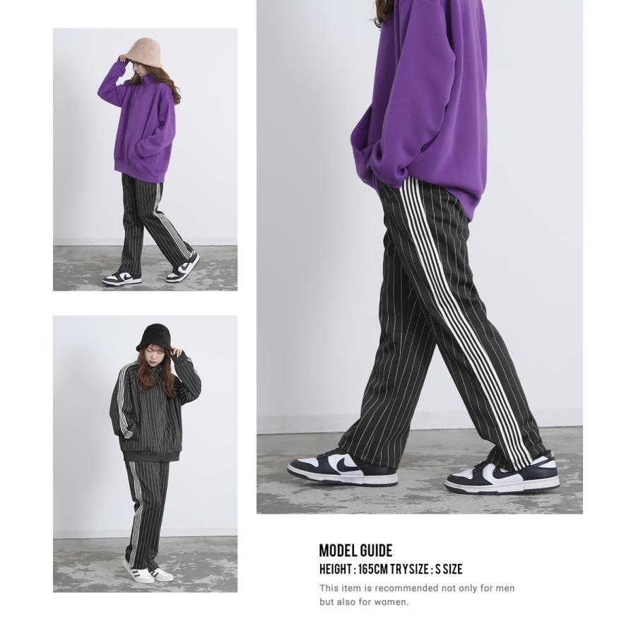 トラックパンツ メンズ UAU ワオ ライン ジャージ イージーパンツ トレーニング ヨガパンツ セットアップ ストリート 韓国ファッション スケーター 古着 | improves | 15