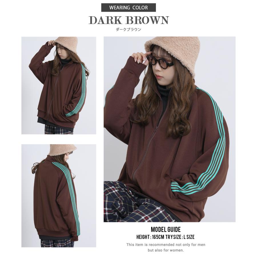 トラックジャケット メンズ UAU ワオ ライン ジャージ ジャケット トレーニングジャケット セットアップ ストリート 韓国ファッション スケーター 古着 | improves | 11