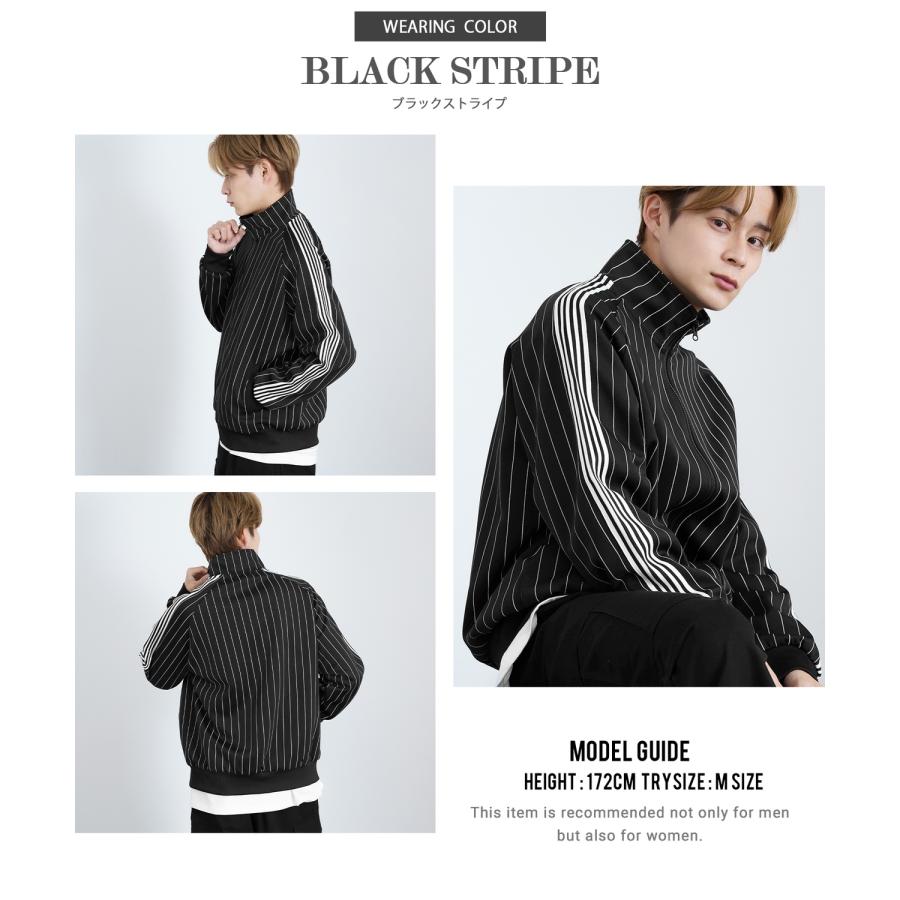 トラックジャケット メンズ UAU ワオ ライン ジャージ ジャケット トレーニングジャケット セットアップ ストリート 韓国ファッション スケーター 古着 | improves | 15