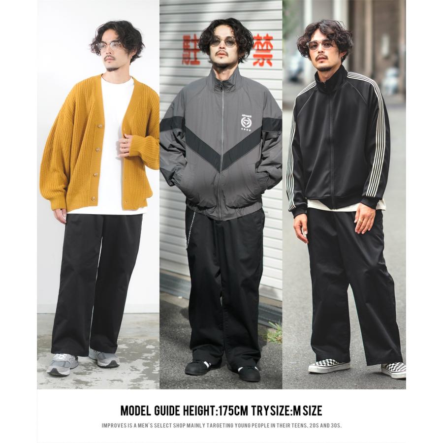 チノパン メンズ UAU ワオ ワイドパンツ チノパンツ ストレートパンツ イージーパンツ スケーターパンツ アメカジ カジュアル ストリート 韓国ファッション | improves | 07