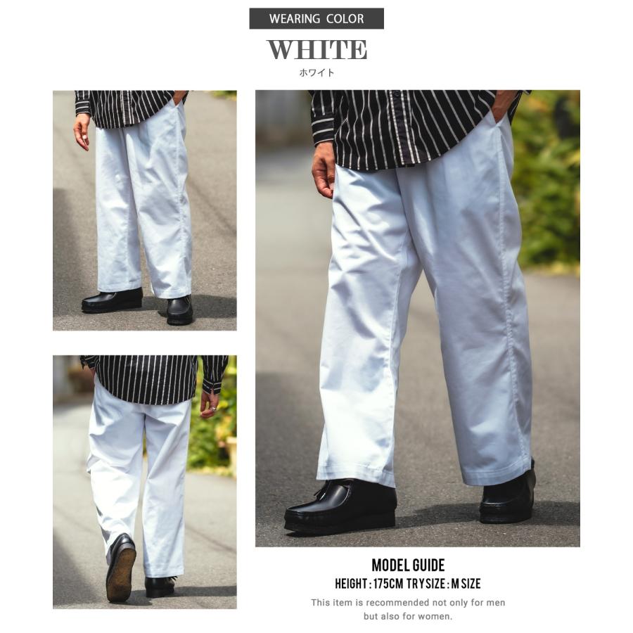チノパン メンズ UAU ワオ ワイドパンツ チノパンツ ストレートパンツ イージーパンツ スケーターパンツ アメカジ カジュアル ストリート 韓国ファッション | improves | 09