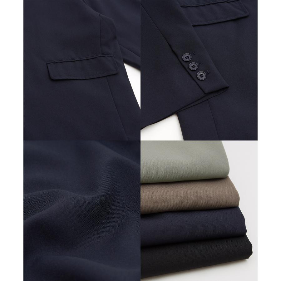 ジャケット メンズ NULL ヌル テーラードジャケット セットアップ オーバーサイズ ビッグサイズ ゆったり シンプル ベーシック カジュアル ストリート きれいめ | improves | 23