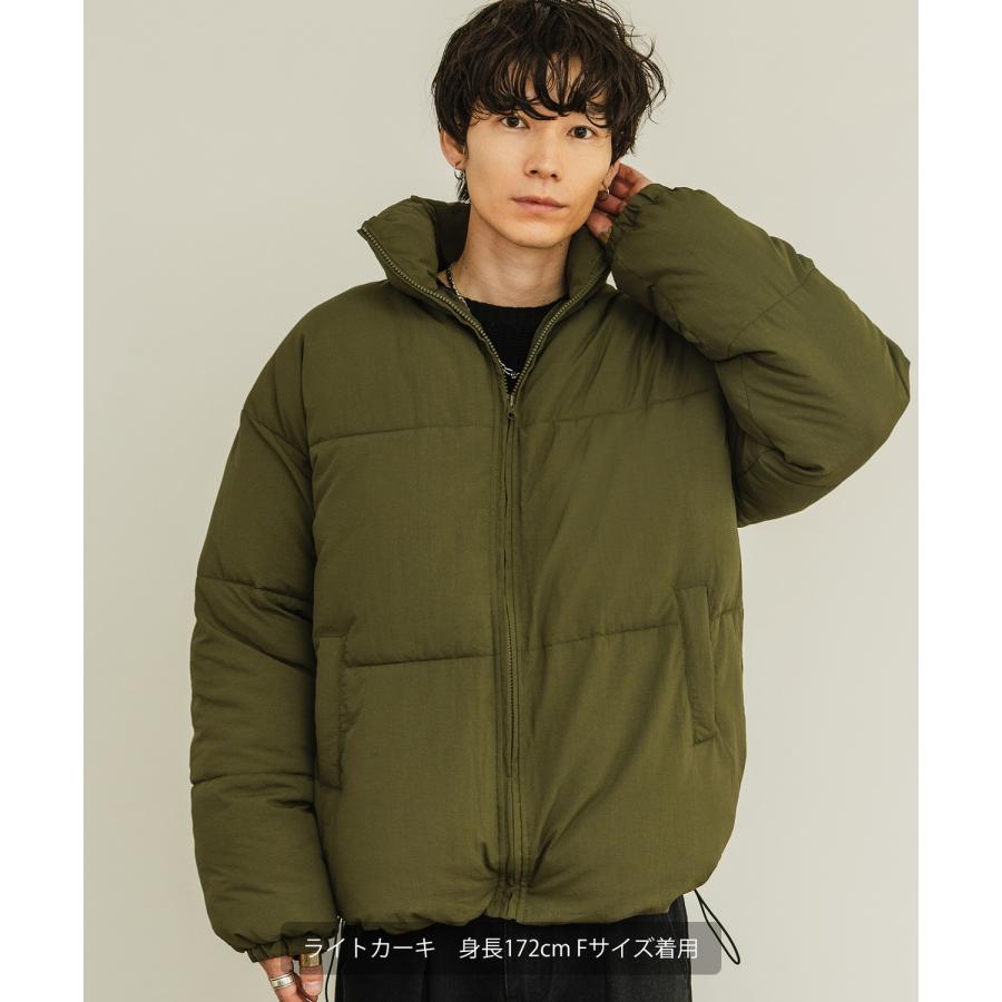 ダウンジャケット メンズ 中綿 ナイロン パデッド ペディン ジャンパー ブルゾン アウター 防寒 オーバーサイズ ビッグサイズ 大きいサイズ ゆったり カジュアル | improves | 13