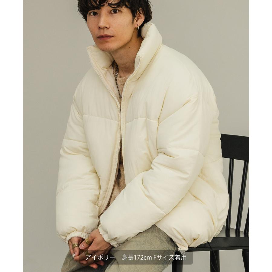 ダウンジャケット メンズ 中綿 ナイロン パデッド ペディン ジャンパー ブルゾン アウター 防寒 オーバーサイズ ビッグサイズ 大きいサイズ ゆったり カジュアル | improves | 16