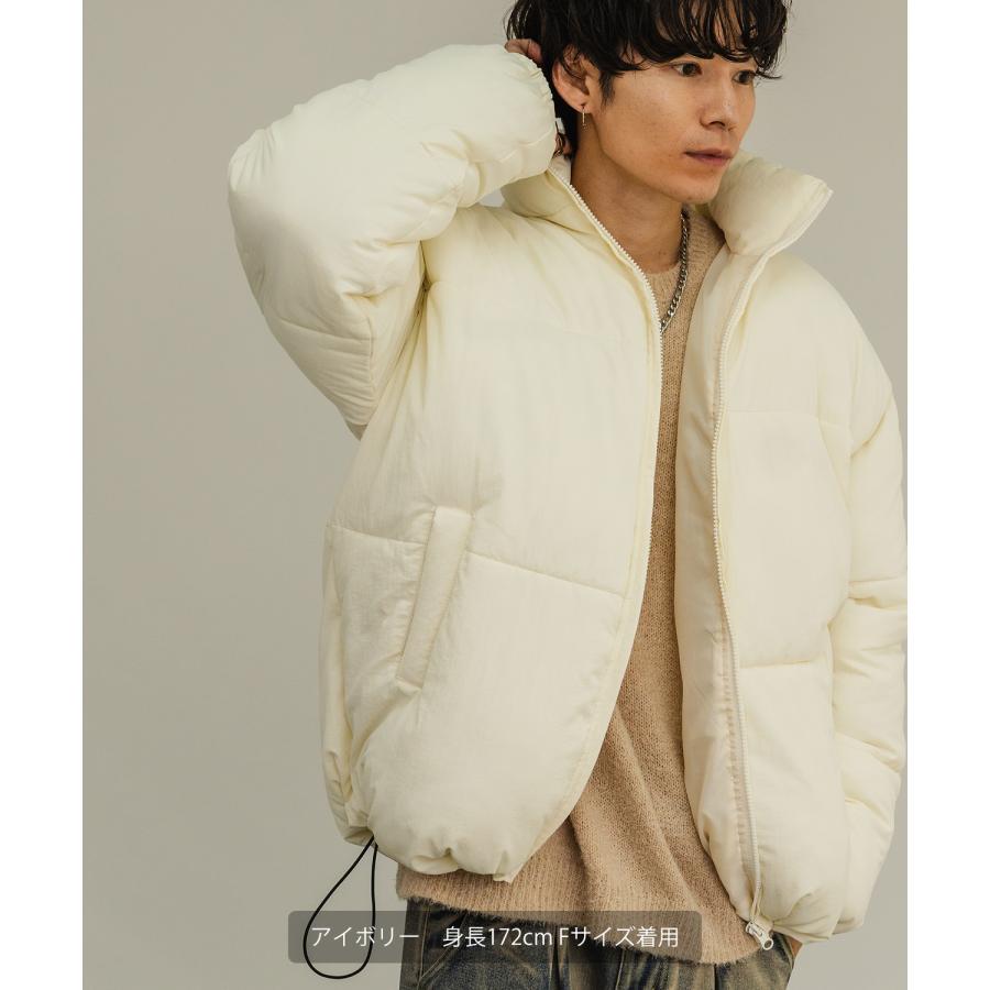 ダウンジャケット メンズ 中綿 ナイロン パデッド ペディン ジャンパー ブルゾン アウター 防寒 オーバーサイズ ビッグサイズ 大きいサイズ ゆったり カジュアル | improves | 17