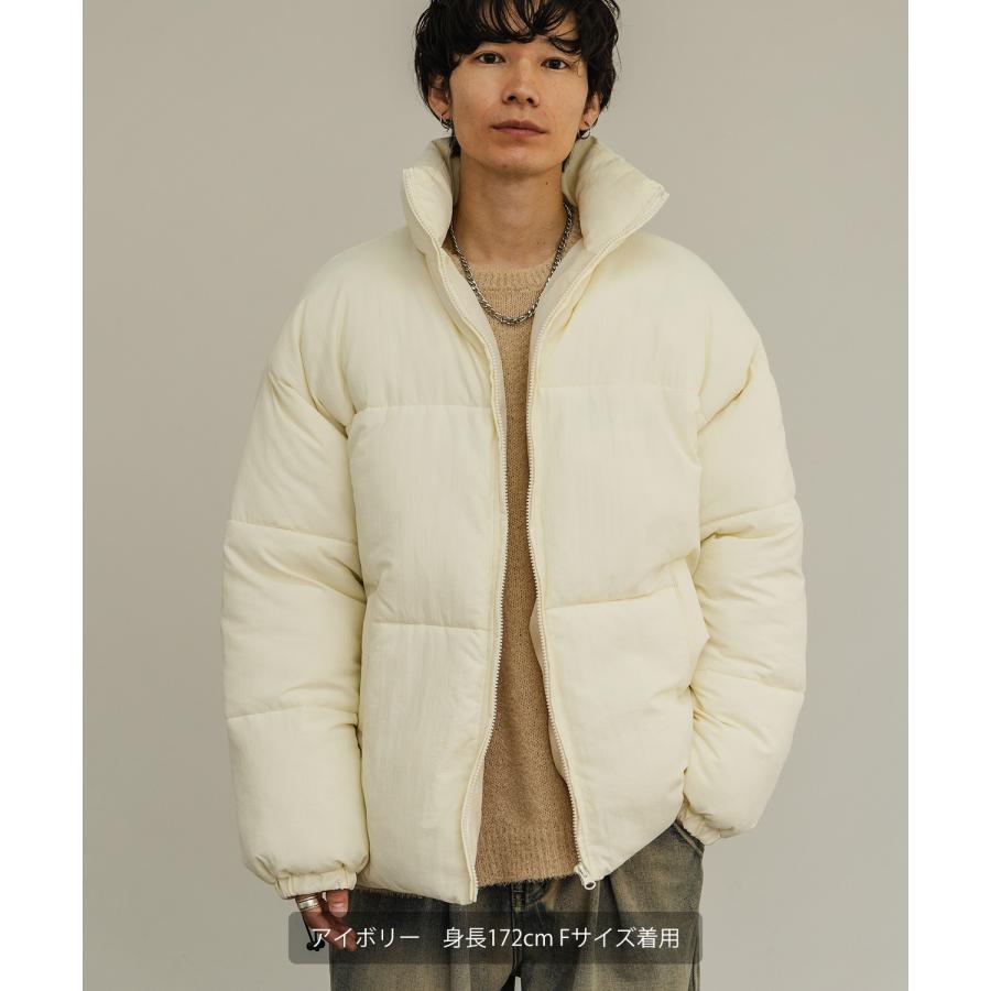 ダウンジャケット メンズ 中綿 ナイロン パデッド ペディン ジャンパー ブルゾン アウター 防寒 オーバーサイズ ビッグサイズ 大きいサイズ ゆったり カジュアル | improves | 18
