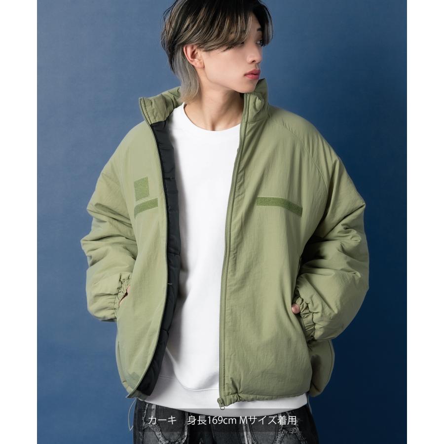improves ダウンジャケット メンズ 中綿 ナイロン レベル7 ミリタリー