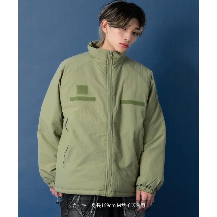 ダウンジャケット メンズ 中綿 ナイロン レベル7 ミリタリー ジャンパー ブルゾン アウター 防寒 オーバーサイズ ビッグサイズ 大きいサイズ ゆったり アメカジ | improves | 14