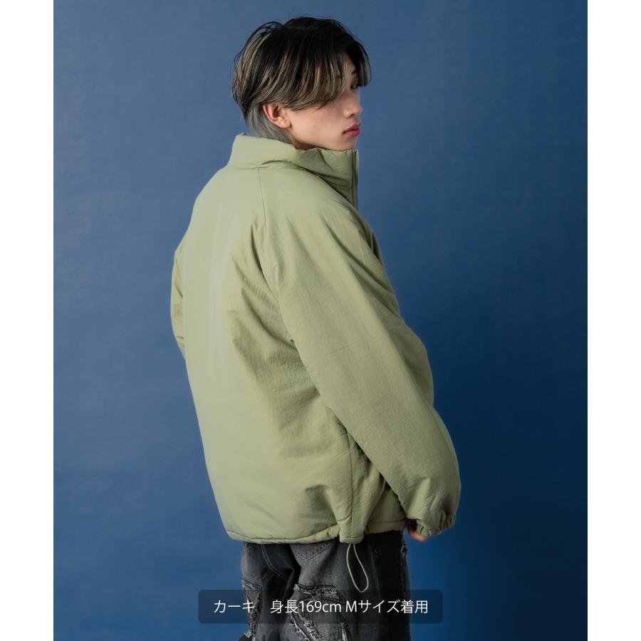 ダウンジャケット メンズ 中綿 ナイロン レベル7 ミリタリー ジャンパー ブルゾン アウター 防寒 オーバーサイズ ビッグサイズ 大きいサイズ ゆったり アメカジ | improves | 15