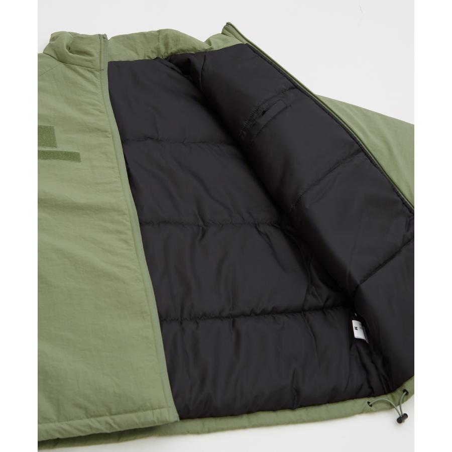 ダウンジャケット メンズ 中綿 ナイロン レベル7 ミリタリー ジャンパー ブルゾン アウター 防寒 オーバーサイズ ビッグサイズ 大きいサイズ ゆったり アメカジ | improves | 21