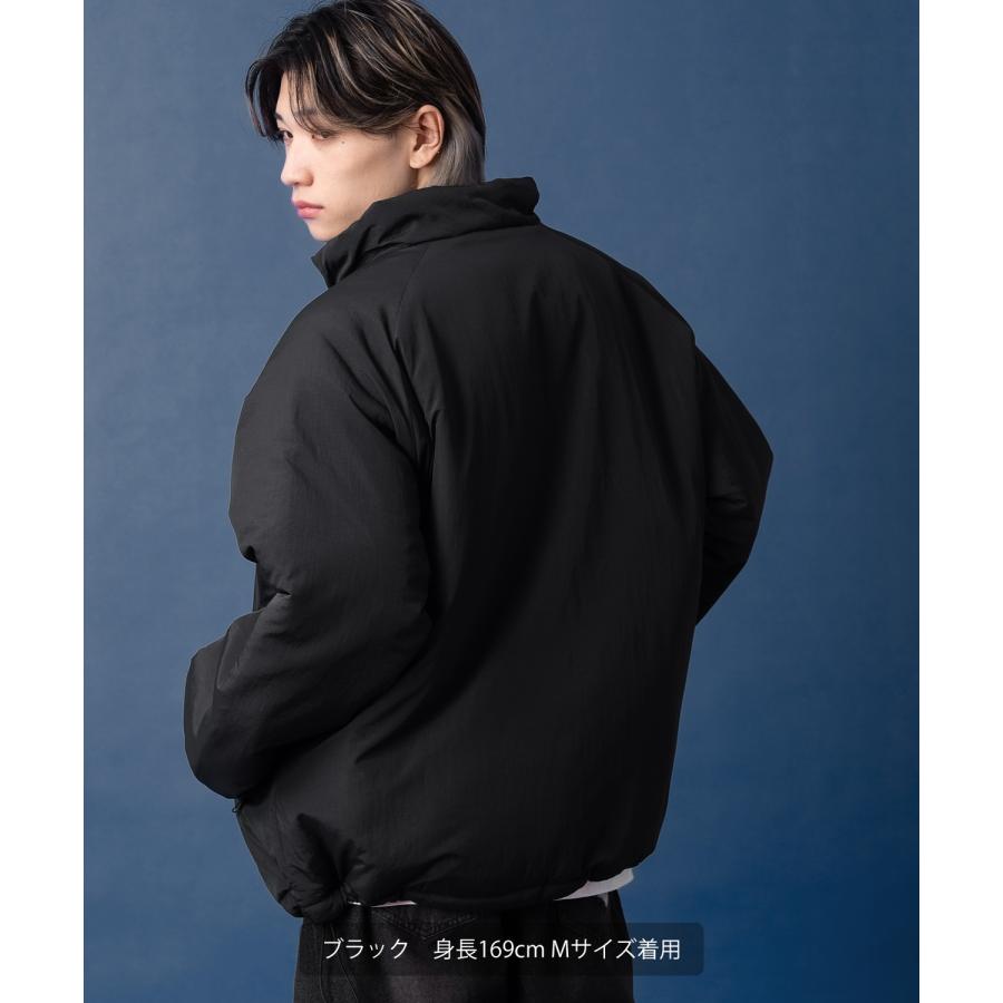 ダウンジャケット メンズ 中綿 ナイロン レベル7 ミリタリー ジャンパー ブルゾン アウター 防寒 オーバーサイズ ビッグサイズ 大きいサイズ ゆったり アメカジ | improves | 06