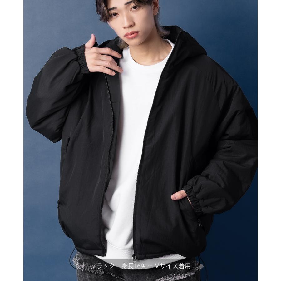 improves ダウンジャケット メンズ 中綿 ナイロン フード