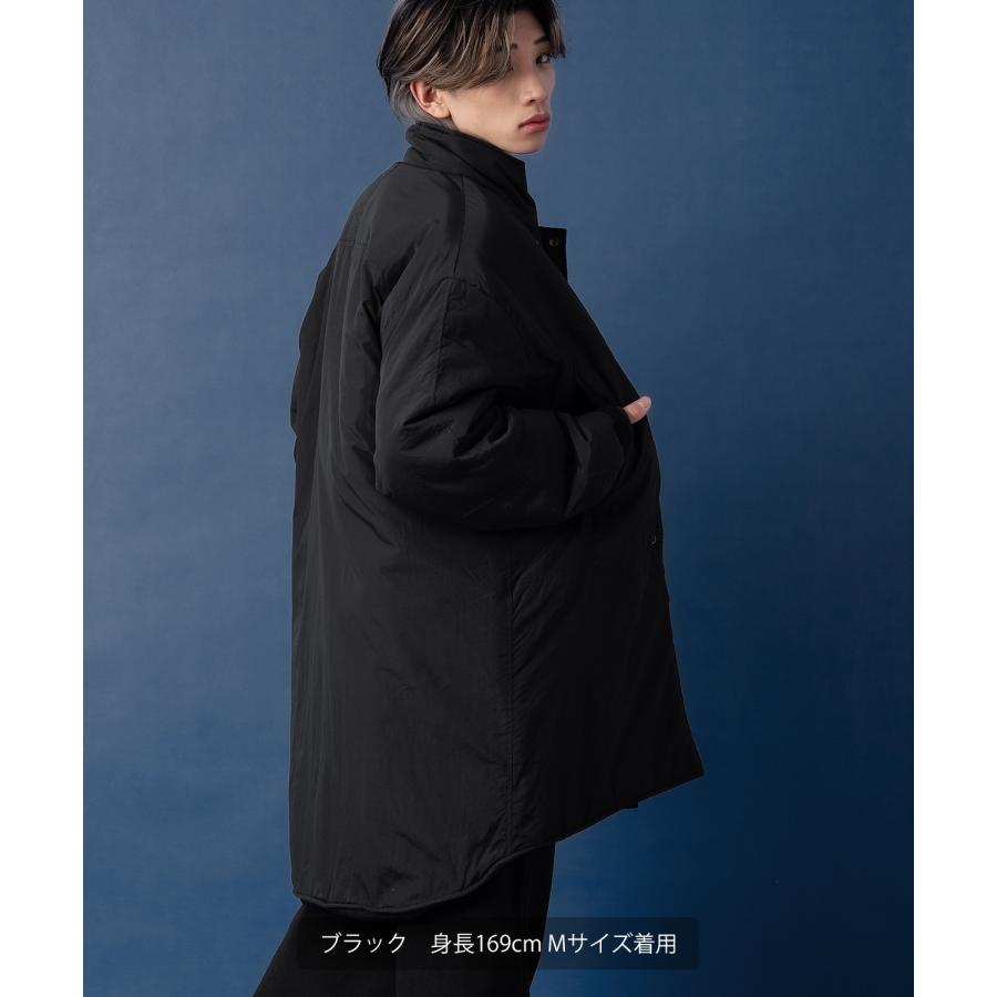 ダウンジャケット メンズ 中綿 ナイロン モンスターパーカー ダウンコート ミリタリー アウター 防寒 オーバーサイズ ビッグサイズ 大きいサイズ ゆったり | improves | 07