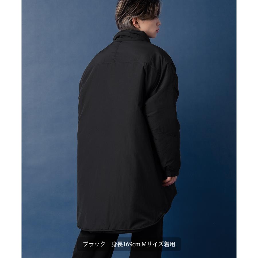 ダウンジャケット メンズ 中綿 ナイロン モンスターパーカー ダウンコート ミリタリー アウター 防寒 オーバーサイズ ビッグサイズ 大きいサイズ ゆったり | improves | 08