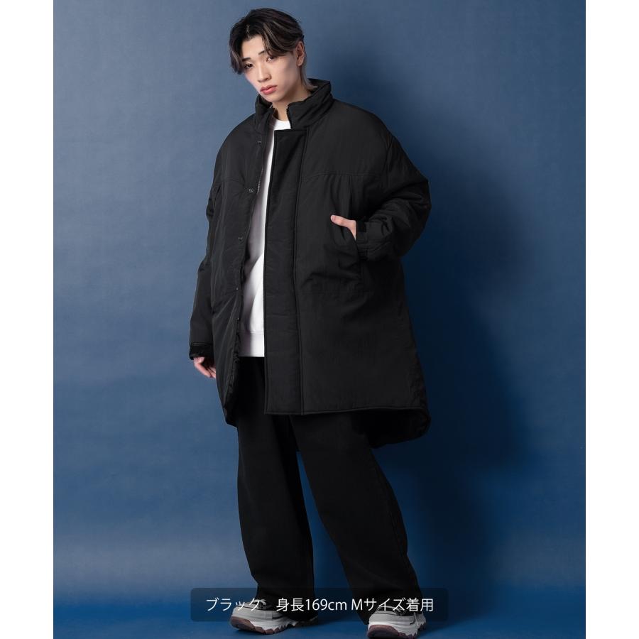 ダウンジャケット メンズ 中綿 ナイロン モンスターパーカー ダウンコート ミリタリー アウター 防寒 オーバーサイズ ビッグサイズ 大きいサイズ ゆったり | improves | 10