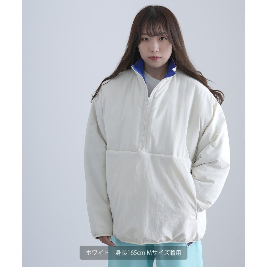 improves ダウンジャケット メンズ 中綿 ナイロン ハーフジップ