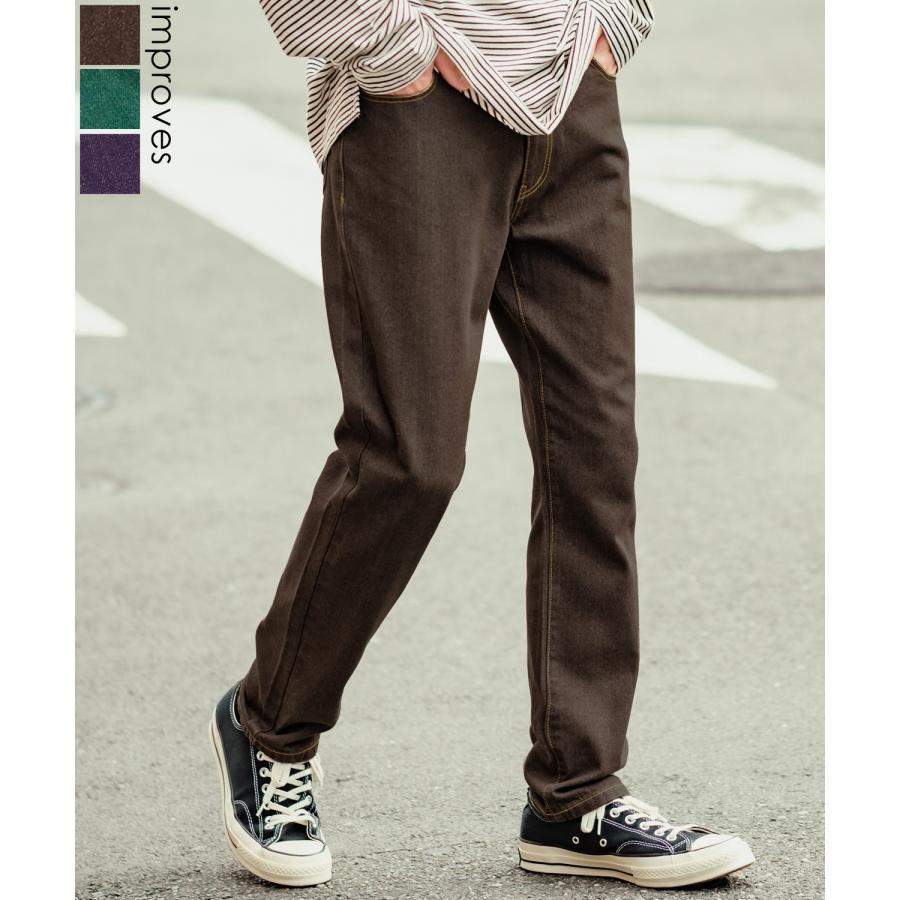 improves デニムパンツ メンズ UAU ワオ ストレートデニム improves デニムパンツ メンズ UAU ワオ ストレートデニム