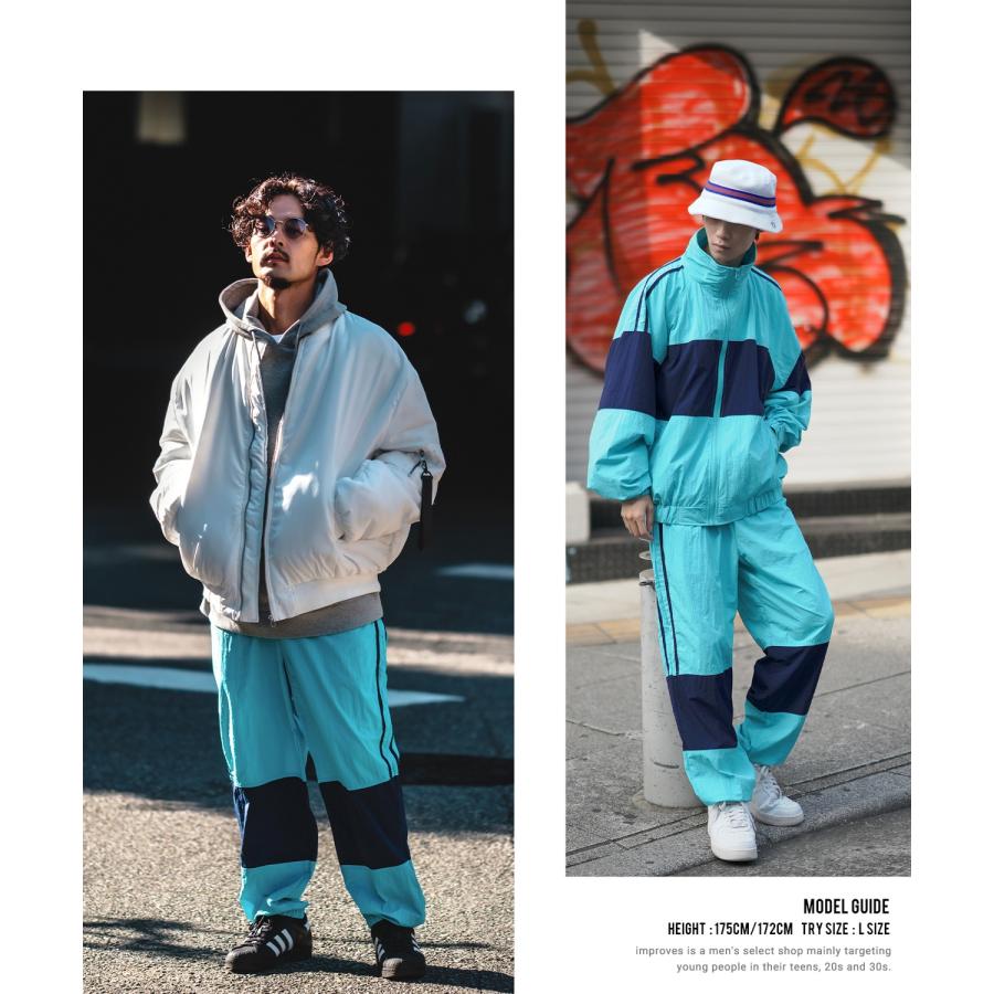 ジョガーパンツ メンズ ナイロン タスラン ジャージ トレーニング イージーパンツ ワンマイル オーバーサイズ ビッグサイズ 大きいサイズ ゆったり | improves | 17